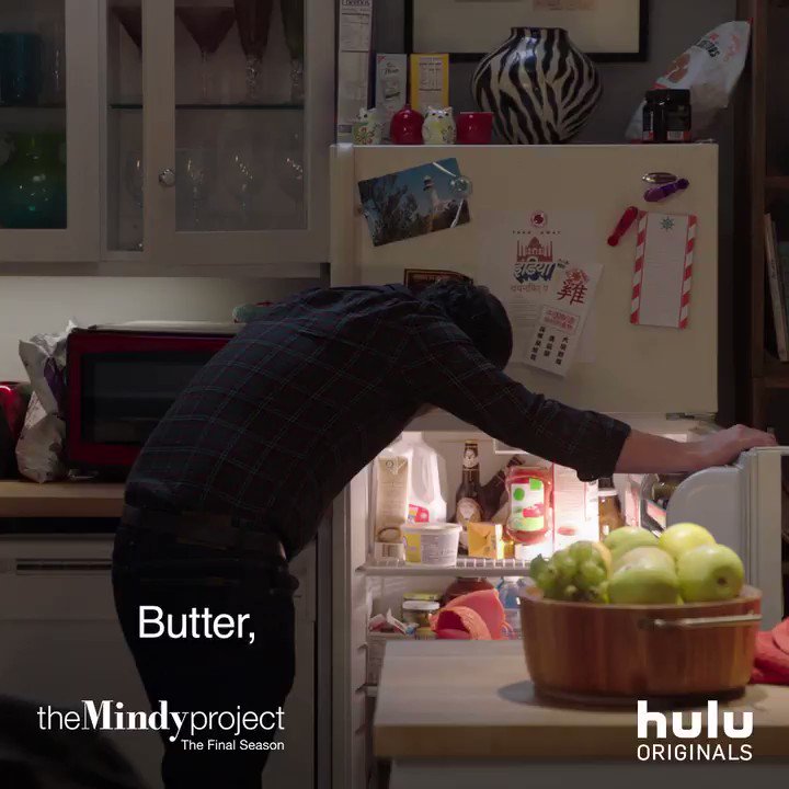 Butter b-cup salad now streaming on @hulu #TheMindyProject https://t.co/vbZzxFUhLp