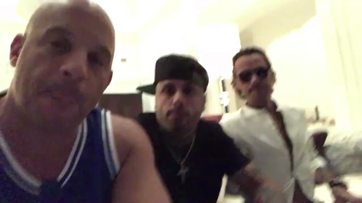 Getting ready for #onevoicesomoslive
With @vindiesel and @nickyjampr #SomosUnaVoz https://t.co/MhS0T6ZCLZ
