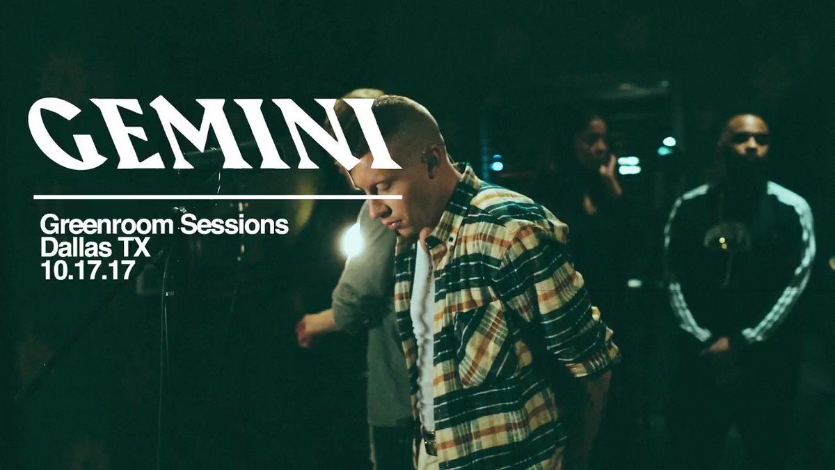 GEMINI.  Greenroom sessions.  Excavate featuring @thesaintclaire https://t.co/z1iUz46vXM