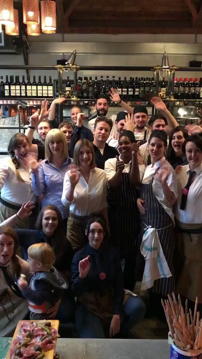 Next up, a visit to my @JamiesItalianUK York family! Big love to this wonderful team. So proud. JO x https://t.co/NXigr5lpi9