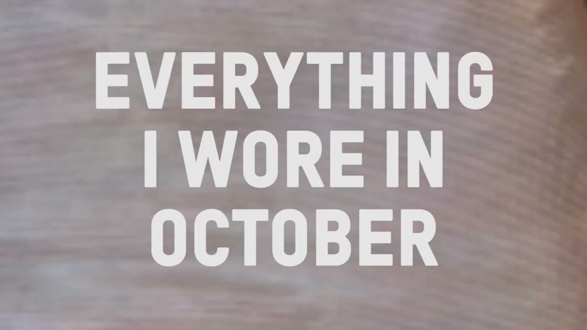 Everything I wore in October: https://t.co/w5vBNtBJo3 https://t.co/O5c5HtB6Ay