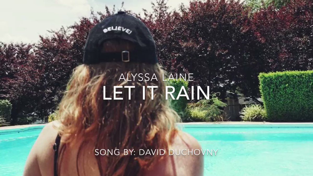 RT @lyssalaine: Having some fun playing around with Let It Rain by @davidduchovny . @brick_duchovny https://t.co/LvHWcedpVE