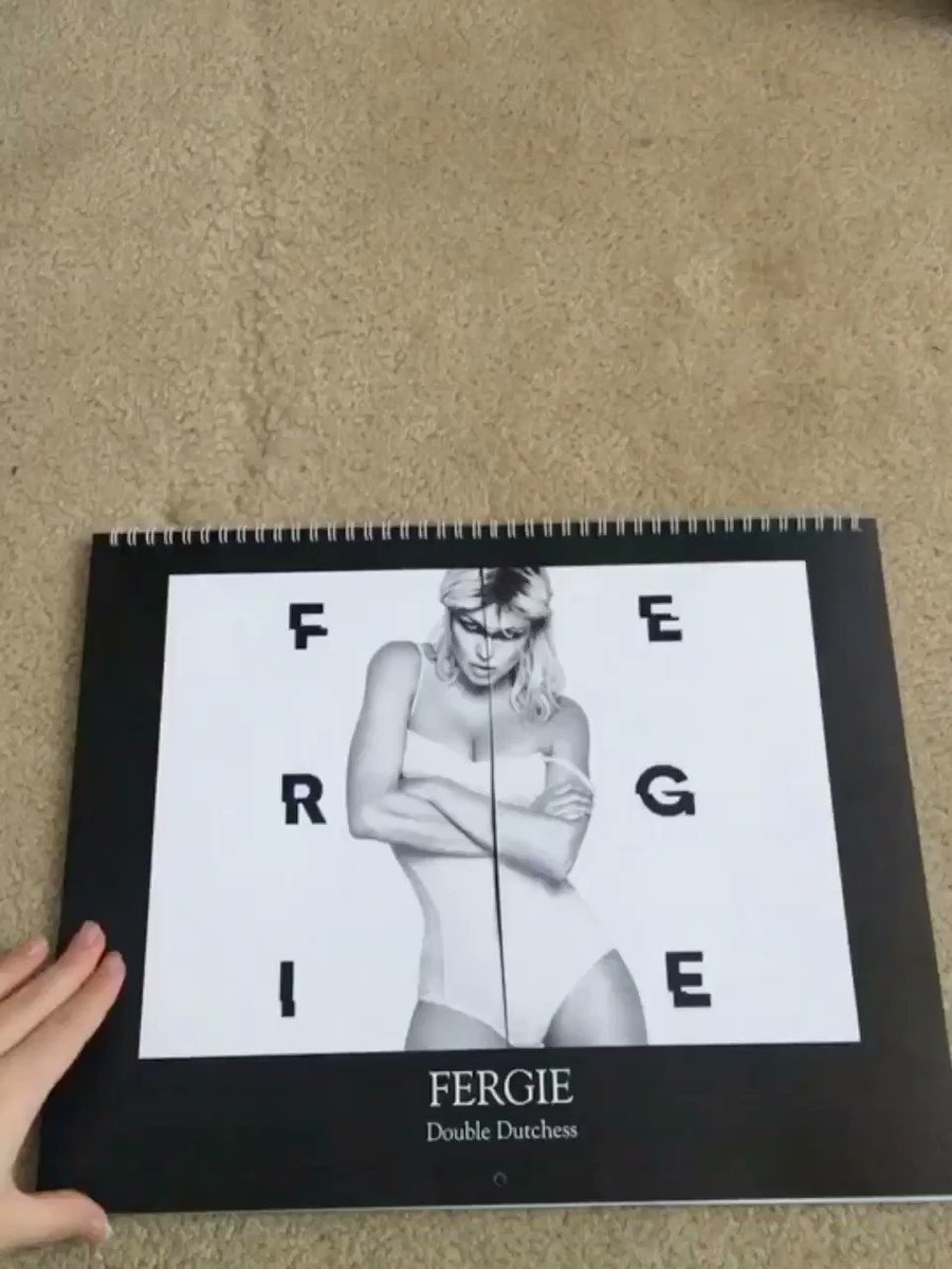 RT @SaushaLou: calendar came in the mail today ???????????? @Fergie #DoubleDutchess https://t.co/pBXOgjhtTu