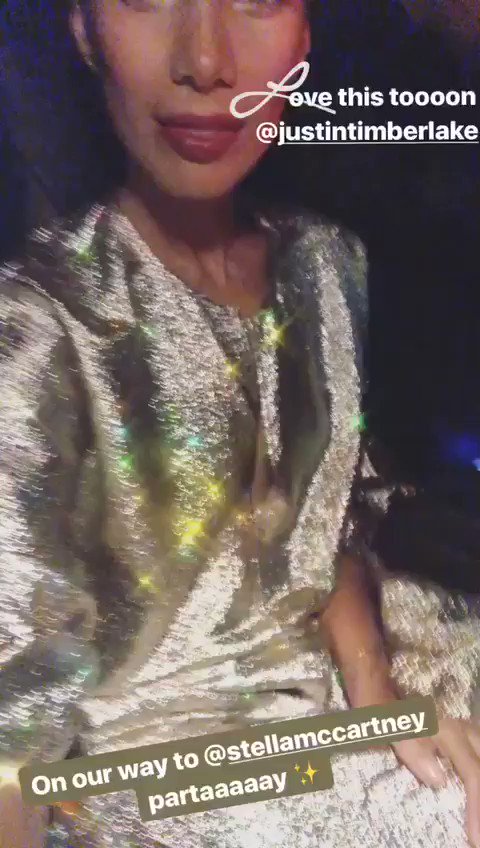 Love this toooooon @jtimberlake jamming it LOUD on the way to @StellaMcCartney #filthy https://t.co/sBaPe4mnbw