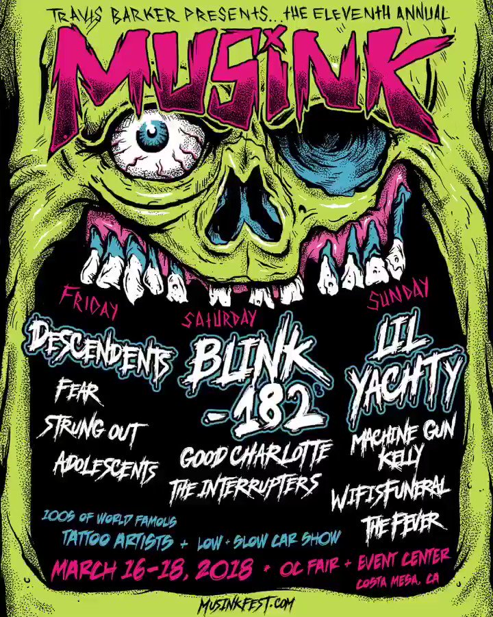 Just announced @Musink_TatFest line-up! See you March 16-18th ???????? https://t.co/CIrWzLXRKy