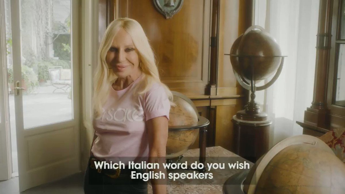 RT @angeIicHOE: Donatella Versace answering questions is everything I needed today https://t.co/FPkCjOFOuY