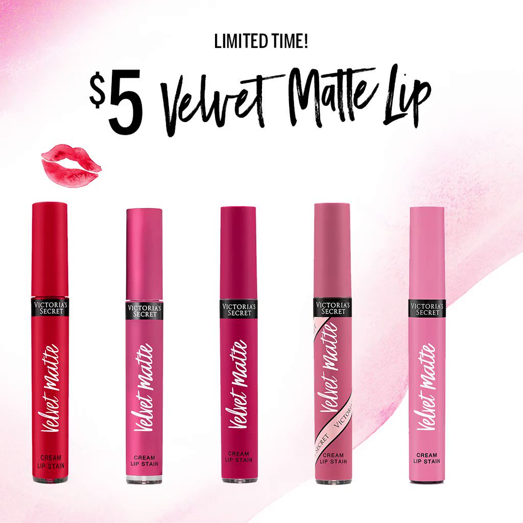 Kiss & tell all—the Velvet Matte Lip is ONLY $5! Orig. $14. Ends 3.11. ???????? only. https://t.co/PWvrD91TZc https://t.co/JLJWKYy2wK