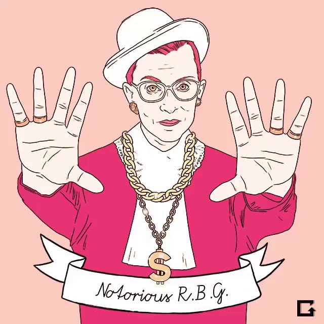 What a legend. I hope to be this badass when I turn 85. Happy Birthday to the #NotoriousRBG ???? @glamourmag https://t.co/dE0SrvwwjJ