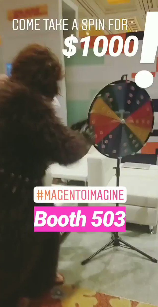 panderasystems: At #MagentoImagine? Come take a spin at BOOTH 503 to win $1000!! May the digital force be with you. @magento https://t.co/pBkyU3Wf4m