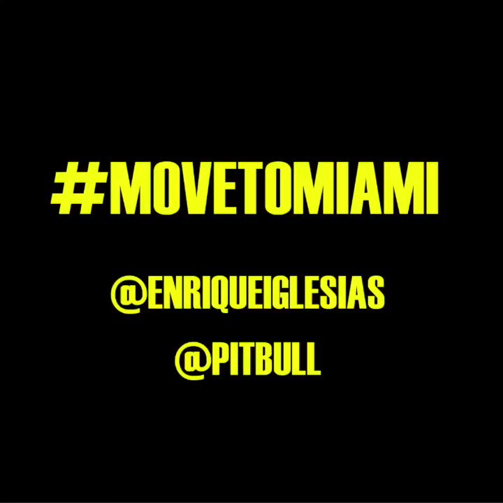 #MOVETOMIAMI @pitbull https://t.co/jyIibr9WZL