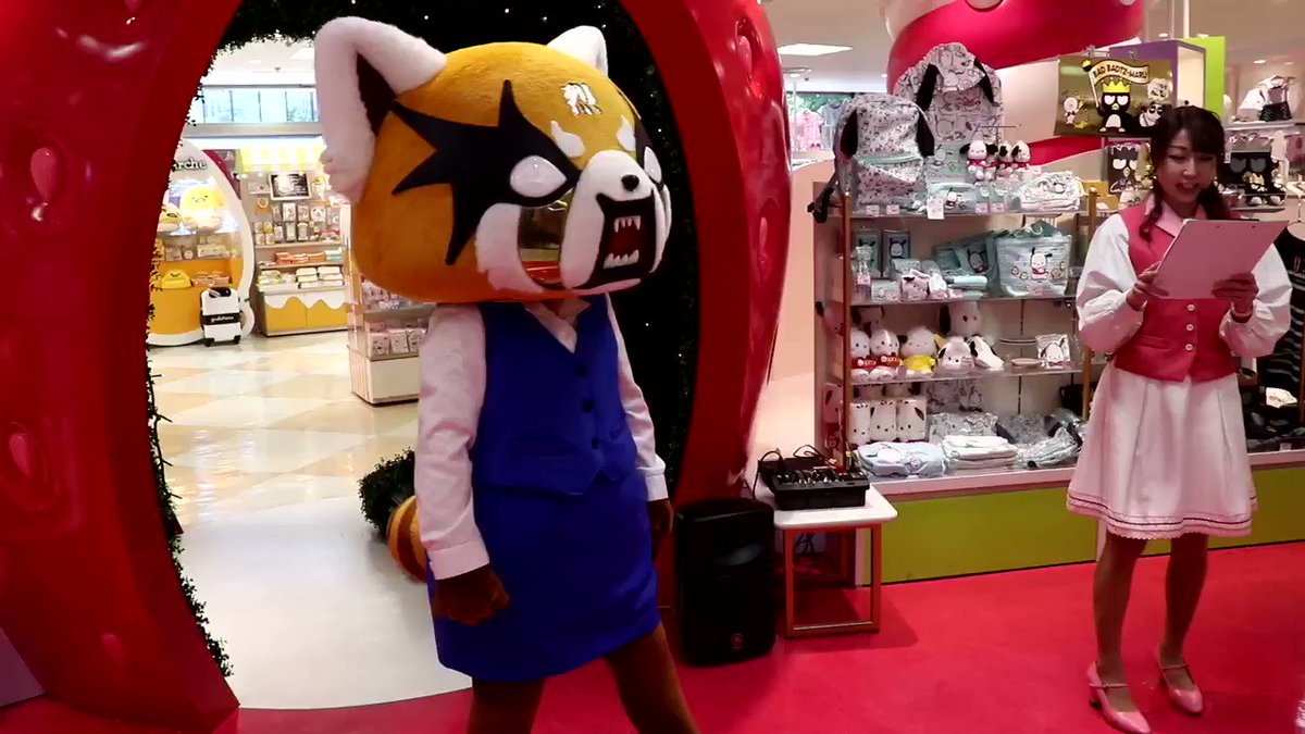 デス烈子生で見たら衝撃がすごいし、これ子供なくわ#Aggretsuko #アグレッシブ烈子 デス烈子生で見たら衝撃がすごいし、これ子供なくわ#Aggretsuko #アグレッシブ烈子