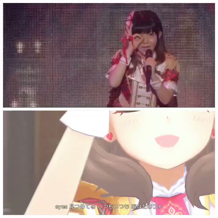 LIVEとデレステを比較したら全く同じだった…… LIVEとデレステを比較したら全く同じだった……