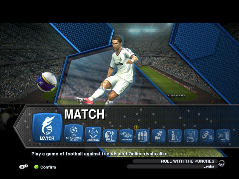 Cara Merubah Tampilan Menu PES 2013 Cara Merubah Tampilan Menu PES 2013