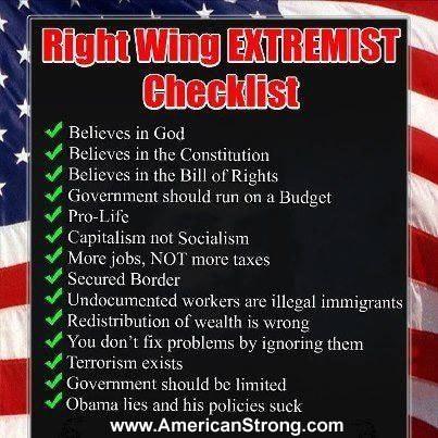 right wing extremist checklist right wing extremist checklist