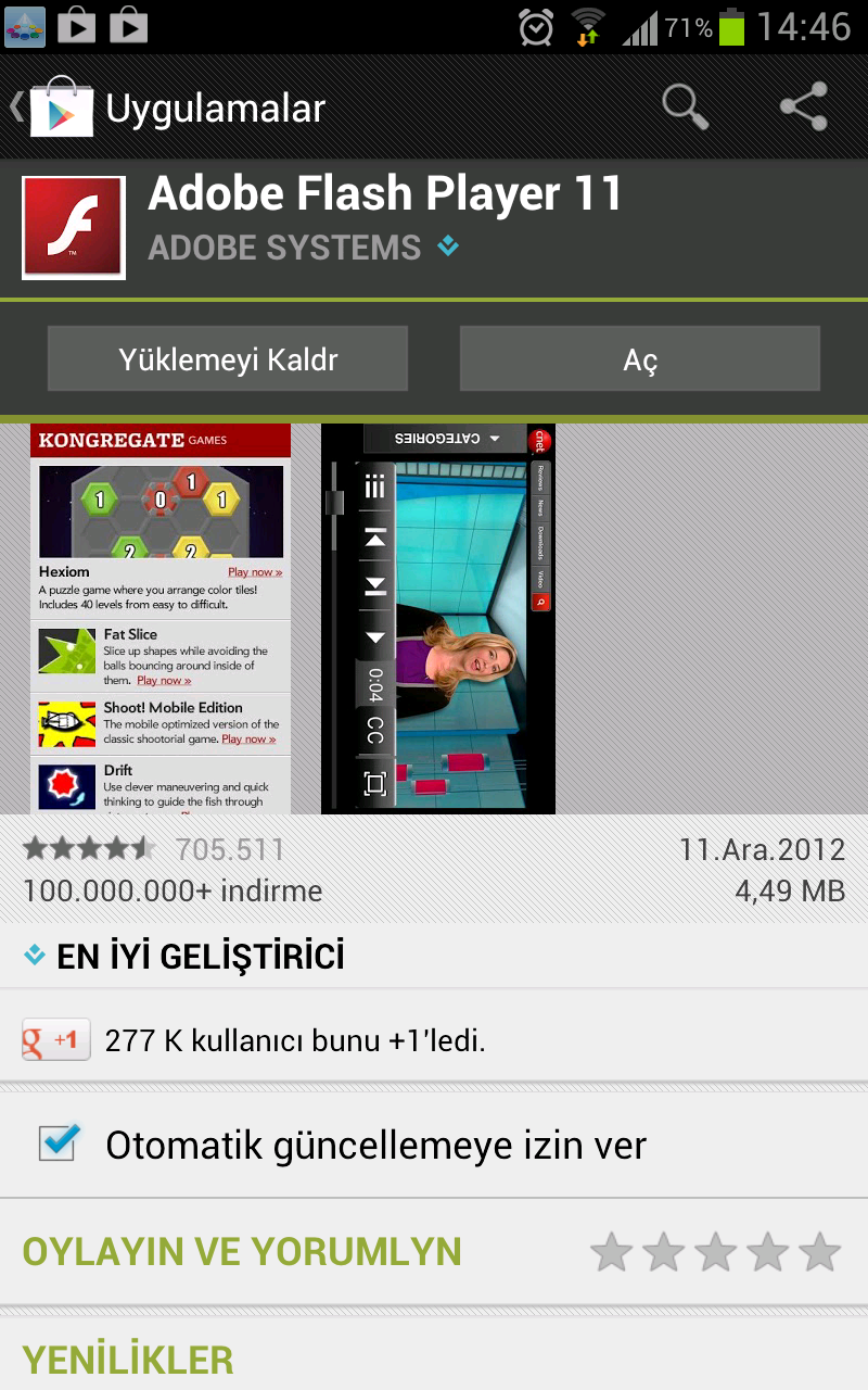 Скачать Adobe Flash Player 11 для Android бесплатно.