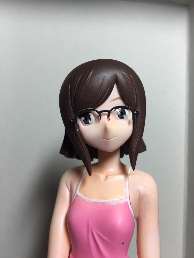 コウサカ・チナのメガネ加工してみた。うん、JCメガネは最高だぜ!#ガンダムビルドファイターズ #ガレージキット コウサカ・チナのメガネ加工してみた。うん、JCメガネは最高だぜ!#ガンダムビルドファイターズ #ガレージキット