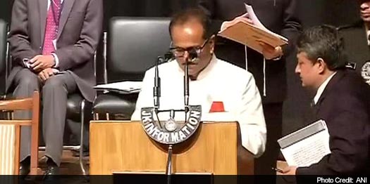 Bjp leader nirmal singh takes oath the deputy chief minister jammu.
