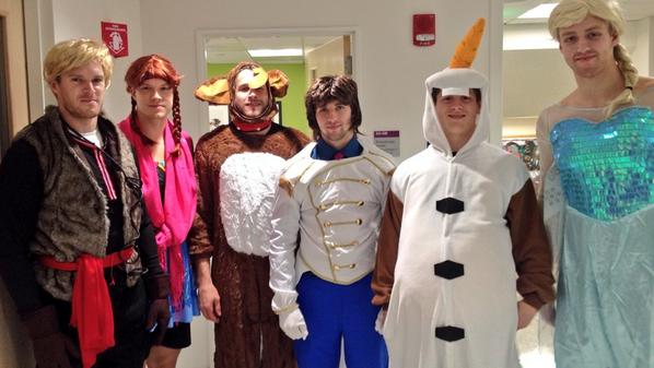 Calgary Flames - May the force be with you! Dougie organized a surprise  Halloween visit at the Alberta Children's Hospital! Princess Leia = Dougie  Hamilton Darth Vader = Chad Johnson Chewbacca =