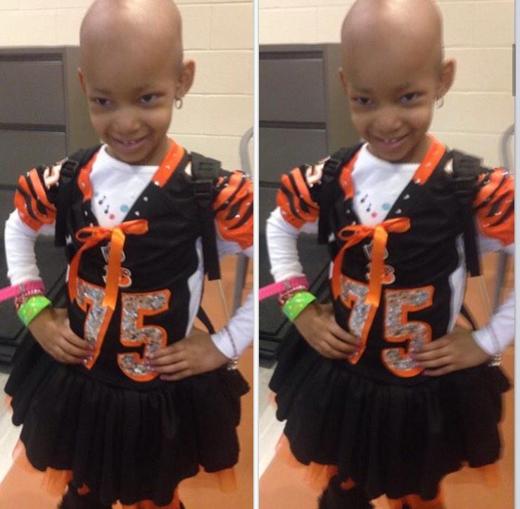 RT @Harmony__Joy: Look how beautiful Leah Still looks ready to cheer on her Daddy @Dev_Still71 &other @Bengals! #LeahStrong #proudalum http://t.co/lBvUQfMgId