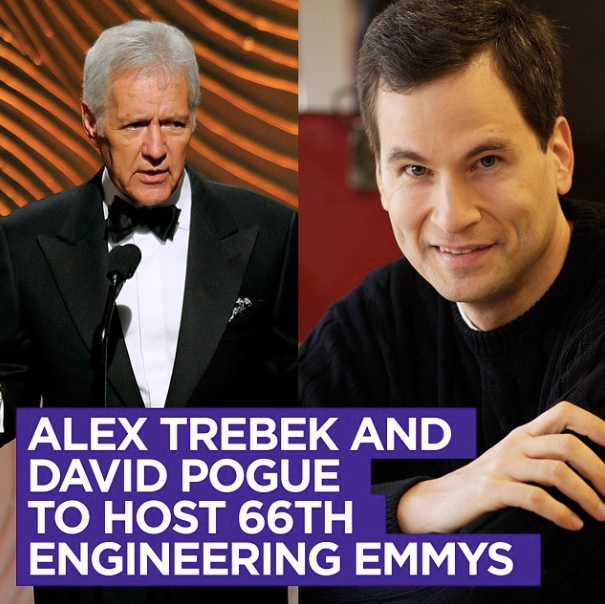 This is gonna be fun! I’m cohosting the 2015 Technical Emmys with Alex Trebek! 