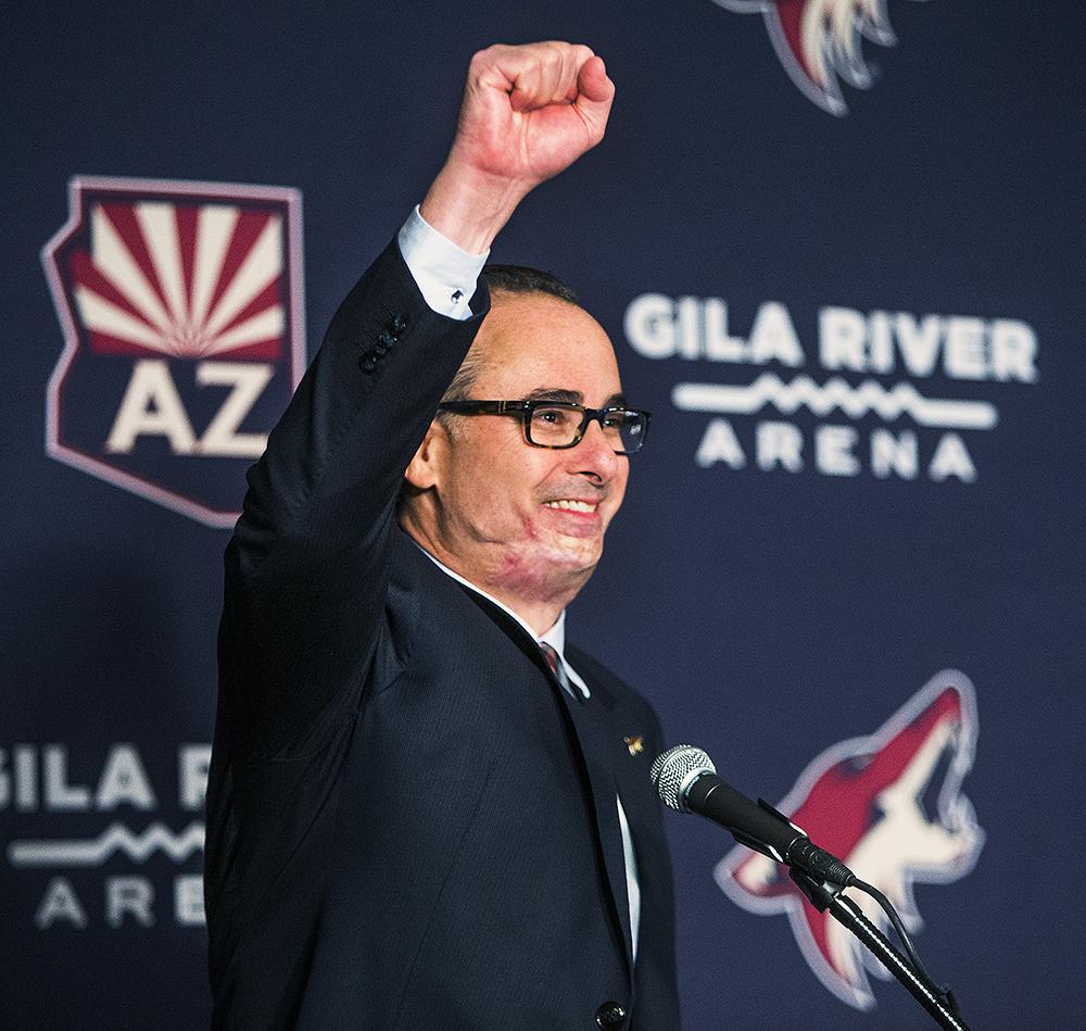 New arizonacoyotes majority owner andrew barroway ends his opening