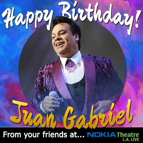 Juan Gabriel's Birthday Celebration HappyBday.to