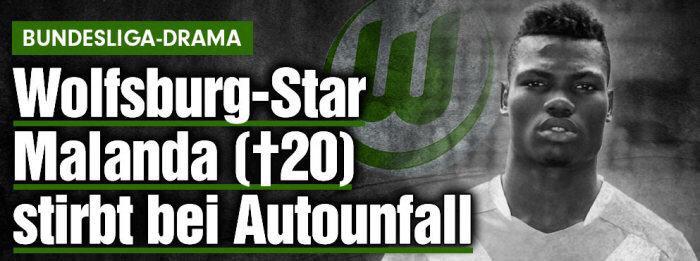 B7AZ8vlCYAAGdPT SHOCKING: Wolfsburgs Junior Malanda (20) has died in a car accident