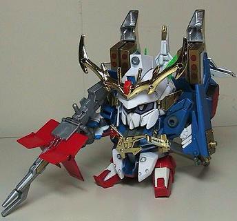 SDからリアル体型に変形するガンプラを振り返ってみる。その⑥「鉄機武者鋼丸」超機動大将軍編に登場。モデルはZⅡ。「七人の SDからリアル体型に変形するガンプラを振り返ってみる。その⑥「鉄機武者鋼丸」超機動大将軍編に登場。モデルはZⅡ。「七人の