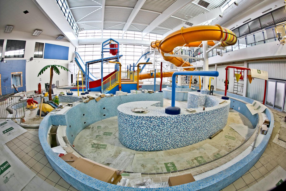 Look bumper pic gallery of the new huddersfield leisure centre as filling up of pools begins