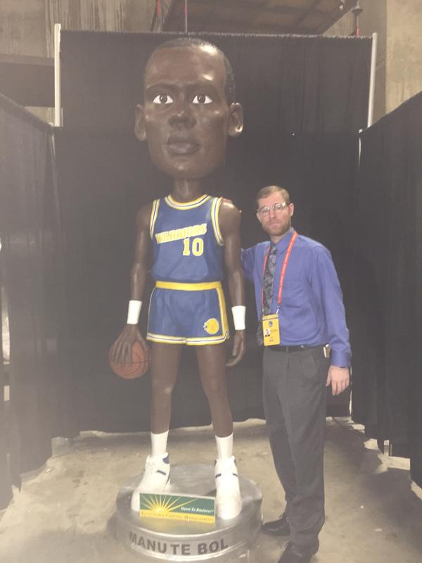 life size manute bol bobblehead via rusty_sfchron scoopnest com manute bol shoe size