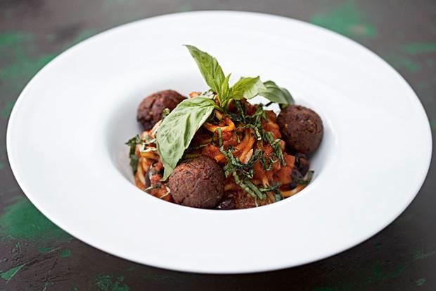 Manna Vegetarian Restaurant London's Best Meatballs