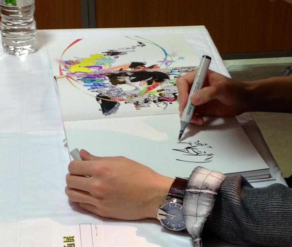 京騒戯画展、キャラデザ林祐己サイン会中!みなさま熱い想いを伝えてくださりありがとうございます!京騒戯画展は2/22まで開 京騒戯画展、キャラデザ林祐己サイン会中!みなさま熱い想いを伝えてくださりありがとうございます!京騒戯画展は2/22まで開