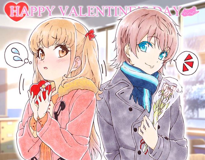 今日はバレンタインですね!皆様に凪あすキャラクターデザインの石井百合子さんからプレゼントです!!素敵な一日になりますよう 今日はバレンタインですね!皆様に凪あすキャラクターデザインの石井百合子さんからプレゼントです!!素敵な一日になりますよう