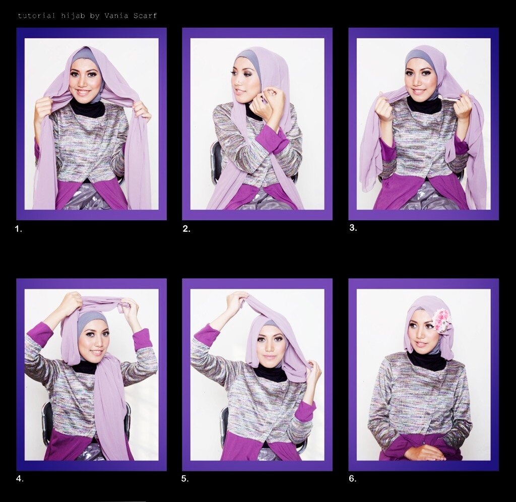 Kumpulan Gambar Cara Memakai Aneka Model Hijab Terbaru Kumpulan Gambar Cara Memakai Aneka Model Hijab Terbaru