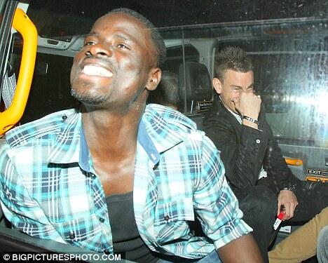 Laurent Koscielny smoking a cigarette (or weed)
