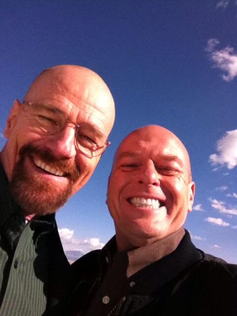 Photo of Dean Norris  & his friend 