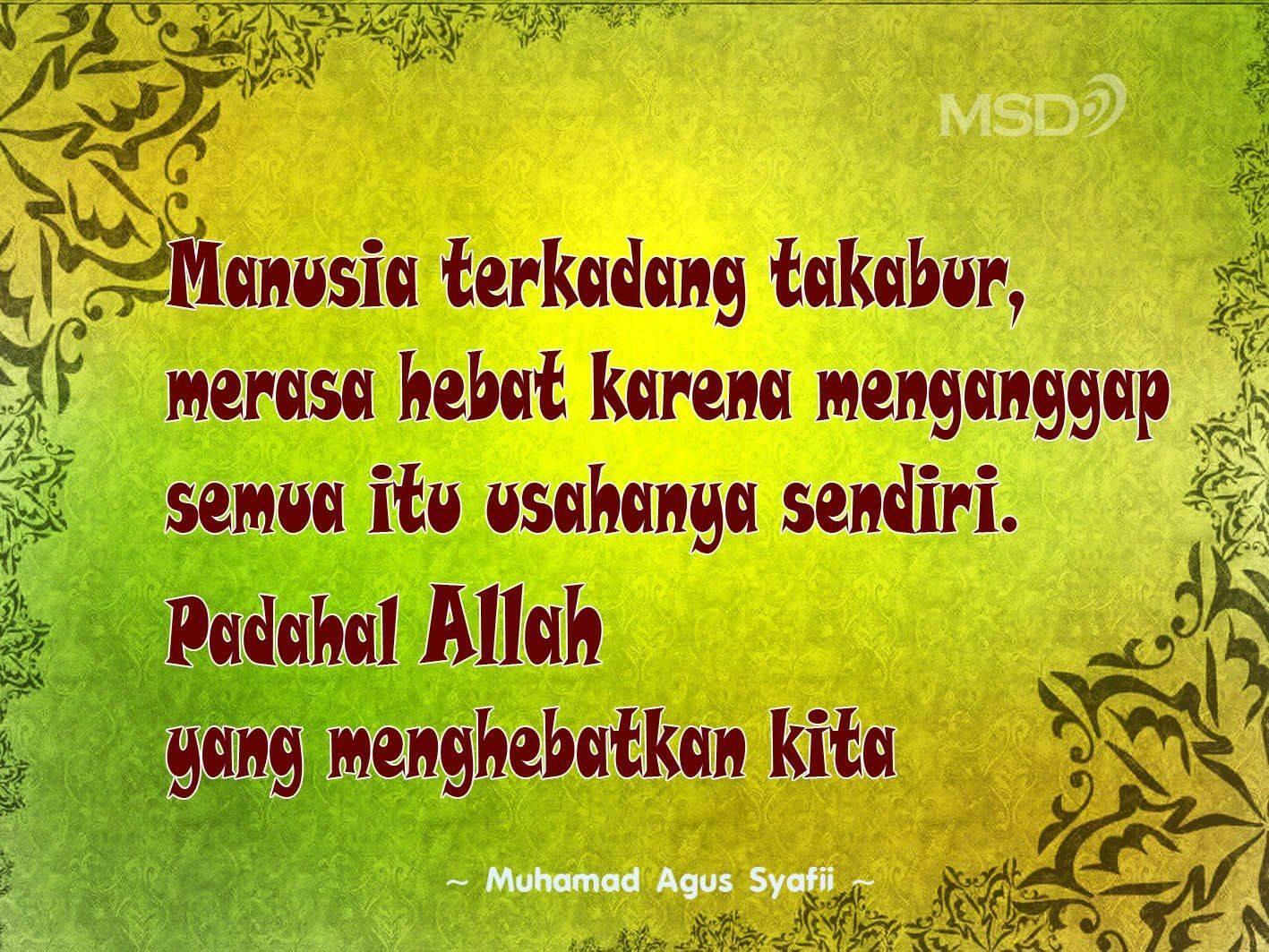 Sifat Bangga Diri Bangga Diri