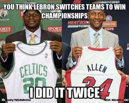 Ray Allen is worse than Lebron! http://t.co/JgfMpP5DgW