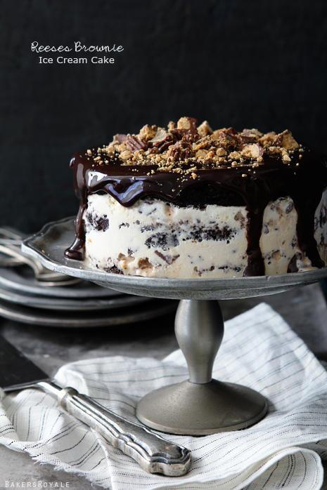 Pastel helado con Brownie y Reese's http://t.co/HUNeU52z0X