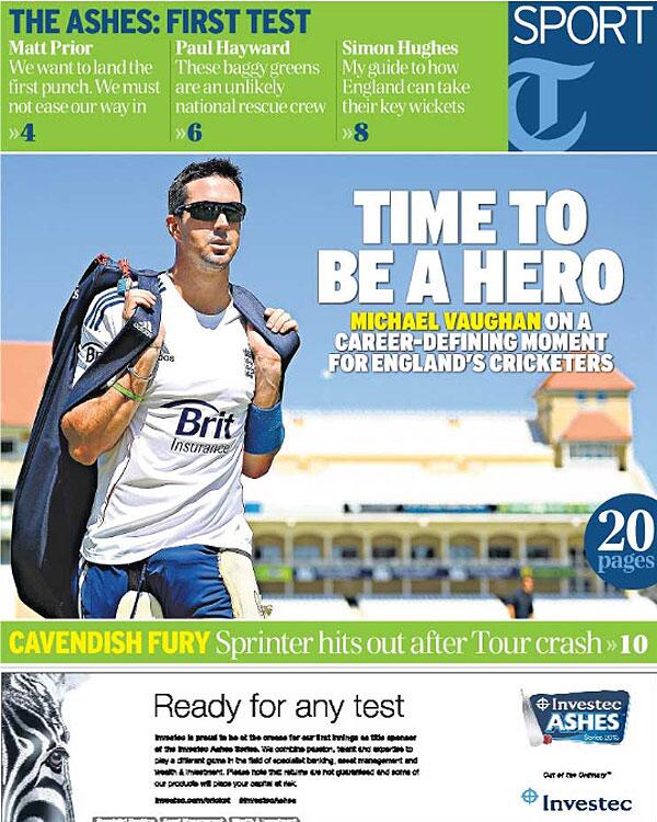 First the Lions, then Murray.... now it's your turn England. Today's Telegraph Sport front page http://t.co/6hDYfEW2gw