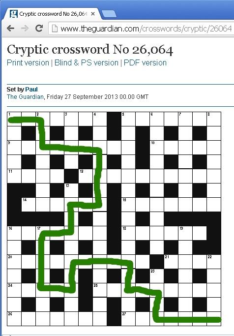 joe heenan on X: Cryptic crossword completed in under 10 minutes.   / X