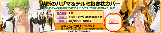 【お知らせ】『禁断のハザマ&テルミの抱き枕カバー』再販分のご予約を公式通販サイトにて開始致しました。2013年1 【お知らせ】『禁断のハザマ&テルミの抱き枕カバー』再販分のご予約を公式通販サイトにて開始致しました。2013年1
