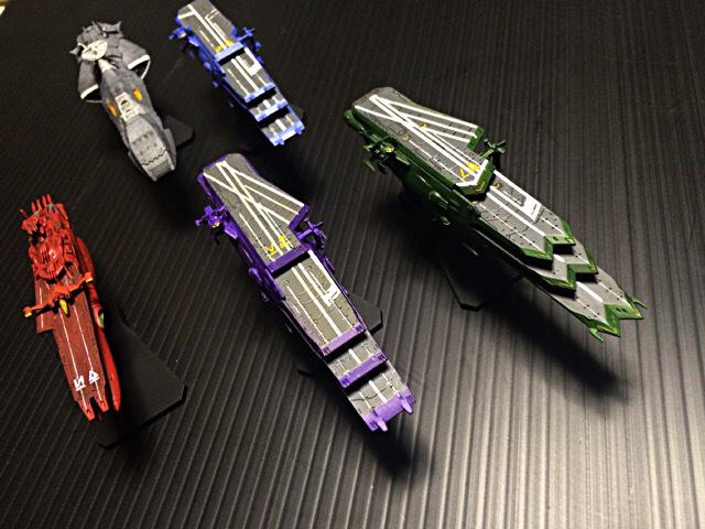 ドメル機動部隊勢揃い!(一部ズルwww シュデルグはランベア改造#yamato2199#メカコレ ドメル機動部隊勢揃い!(一部ズルwww シュデルグはランベア改造#yamato2199#メカコレ