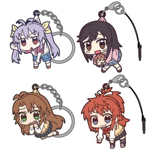 『のんのんびより りぴーと』つままれキーホルダー/ストラップx4 『のんのんびより りぴーと』つままれキーホルダー/ストラップx4