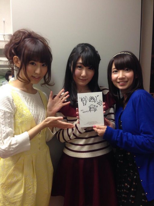 そしてこちらは、ジャンケンコーナーでプレゼントしたカードです。大久保さんが描かれたイラストがカワイイ‼ 当選された方お そしてこちらは、ジャンケンコーナーでプレゼントしたカードです。大久保さんが描かれたイラストがカワイイ‼ 当選された方お