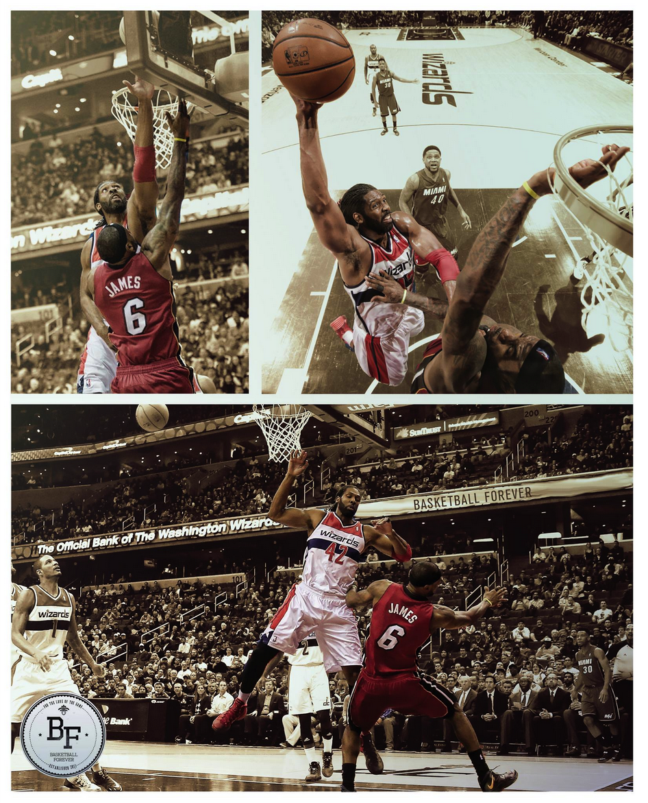 LeBron got Blocked & Dunked when the Wizards crushed the Heat by 17. ESPN didn't show http://t.co/ri2q0CemMS”@ColtonRing14