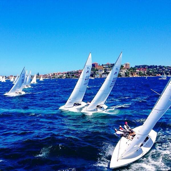 There are few ways more fun to explore #DarlingHarbour than by #sailing. Great shot by @taste_for_travel! (via IG) http://t.co/YOpA7hq8Vs