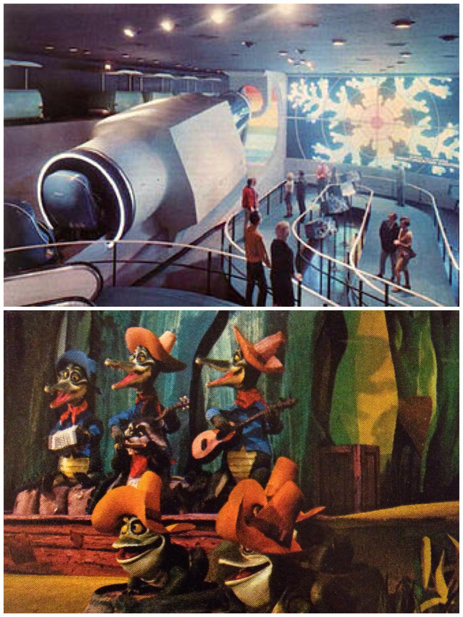 WOULD YOU RATHER go back and ride Disneyland's Adventure Thru Inner Space or experience America Sings? http://t.co/n6YgTcqFJv