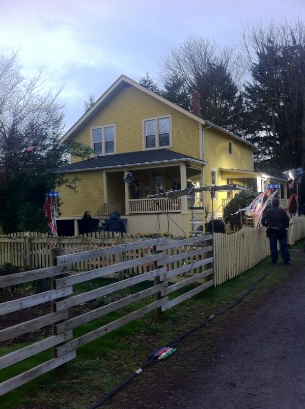 Photo: la maison de Lochlyn Munro en Vancouver, Canada.
