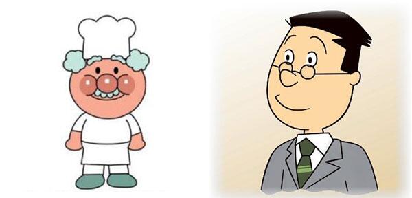 「それいけ!アンパンマン」のジャムおじさん「サザエさん」のマスオさん(増岡弘さん) 「それいけ!アンパンマン」のジャムおじさん「サザエさん」のマスオさん(増岡弘さん)